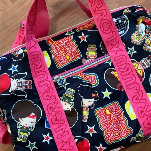 NWOT Harajuku Lovers Disco Roller Skate Laptop Bag - Picture 6 of 11